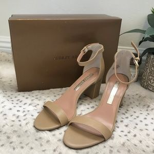 audrey brooke nadine sandal beige